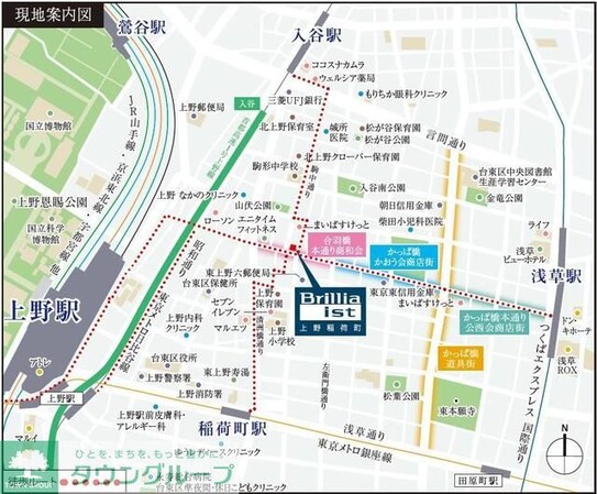 Brillia ist 上野稲荷町の物件内観写真